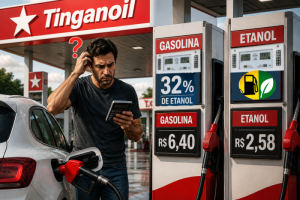 Pague por gasolina, mas leve 32% de etanol