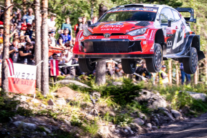 Katsuta foi o mais rápido no shakedown para  Rally da Finlândia