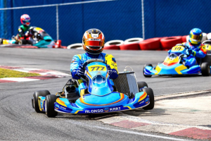 Bruno de Sá comemora vitória na 6ª etapa da Copa São Paulo Granja Viana de Kart na Shifter Sênior