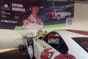 Zaydon Morioka ganha destaque em estreia no Campeonato Brasileiro de Drift
