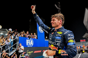 Verstappen conquista primeira pole em Singapura, com Ferrari colada na Red Bull
