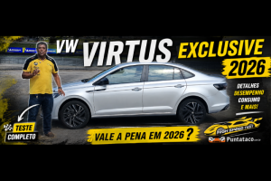 Volkswagen Virtus Exclusive 2026 mostra por que continua sendo referência entre os sedãs compactos